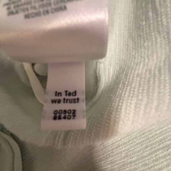 Ted Baker Light Green Textured Mini Dress - Picture 16 of 16